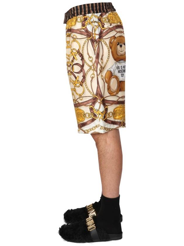 Men's Teddy Bermuda Shorts - MOSCHINO - BALAAN 4