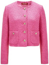 GAVINO crew neck short jacket pink 2360410537 003 - MAX MARA - BALAAN 1