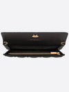 Caro Supple Cannage Calfskin Pouch Bag Black - DIOR - BALAAN 5