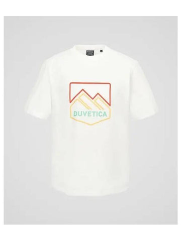 Ondaba Light Ivory Men s Short Sleeve T Shirt - DUVETICA - BALAAN 1