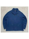 30 Points Cotton Quarter Zipper Sweater Blue - POLO RALPH LAUREN - BALAAN 2