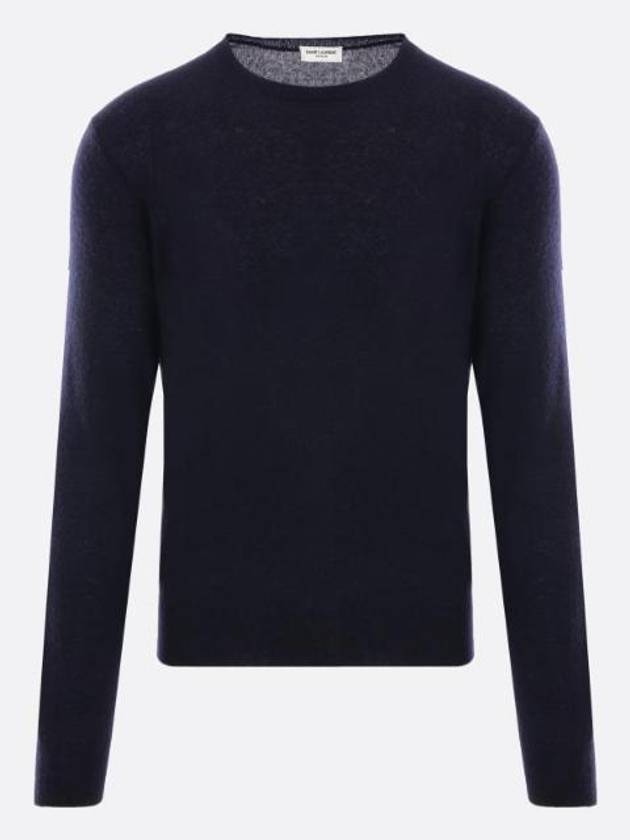 N26 men's knit sweater cashmere and silk pullover - SAINT LAURENT - BALAAN 1