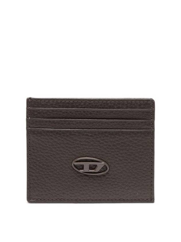 Logo decorated leather card holder X09018P0685 - DIESEL - BALAAN 1