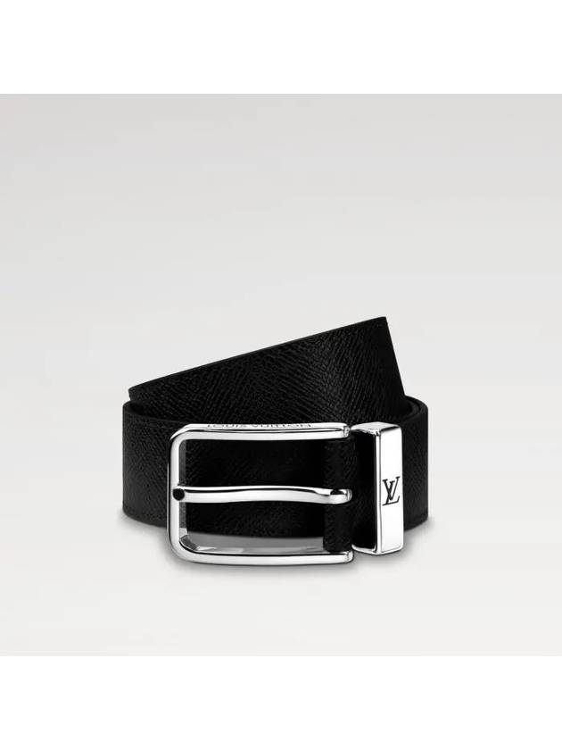 Pont Neuf 35MM Leather Belt Black - LOUIS VUITTON - BALAAN 4