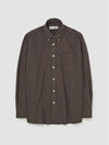 Borrowed Button Down Long Sleeve Shirt Brown - OUR LEGACY - BALAAN 2