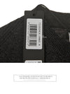 Men's Wappen Patch Crew Neck Wool Knit Top Charcoal - STONE ISLAND - BALAAN 8