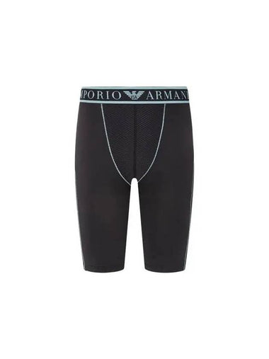 UNDERWEAR Men s Mesh Block Biker Shorts Black 270897 - EMPORIO ARMANI - BALAAN 1