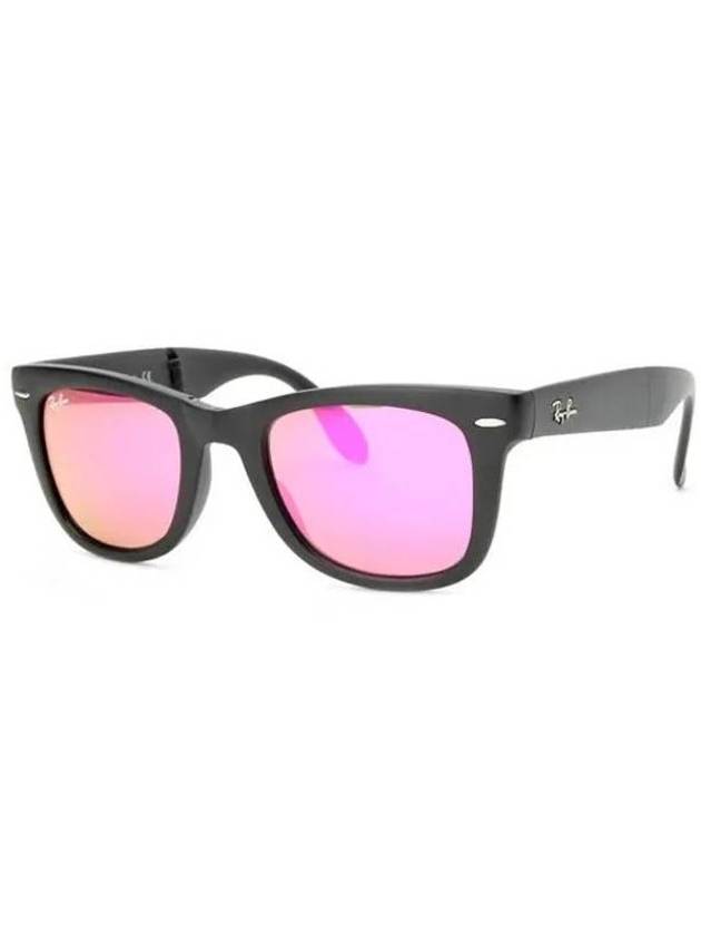 Eyewear Wayfarer Folding Classic Sunglasses Pink - RAY-BAN - BALAAN 1