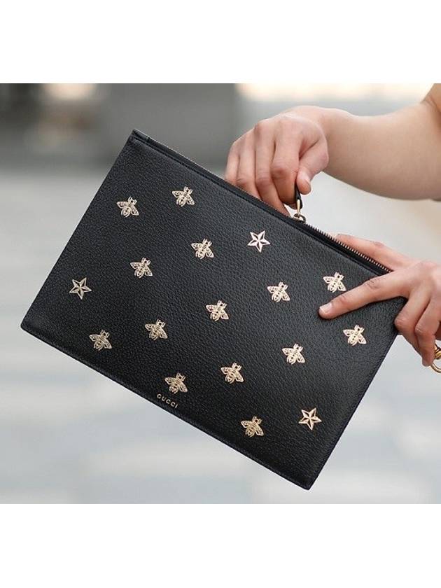 Gucci Bee Star Strap Clutch Bag - LOUIS VUITTON - BALAAN 10