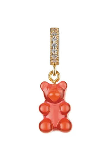 Nostalgia Bear Pendant PAVE JELLY RED - CRYSTAL HAZE - BALAAN 1