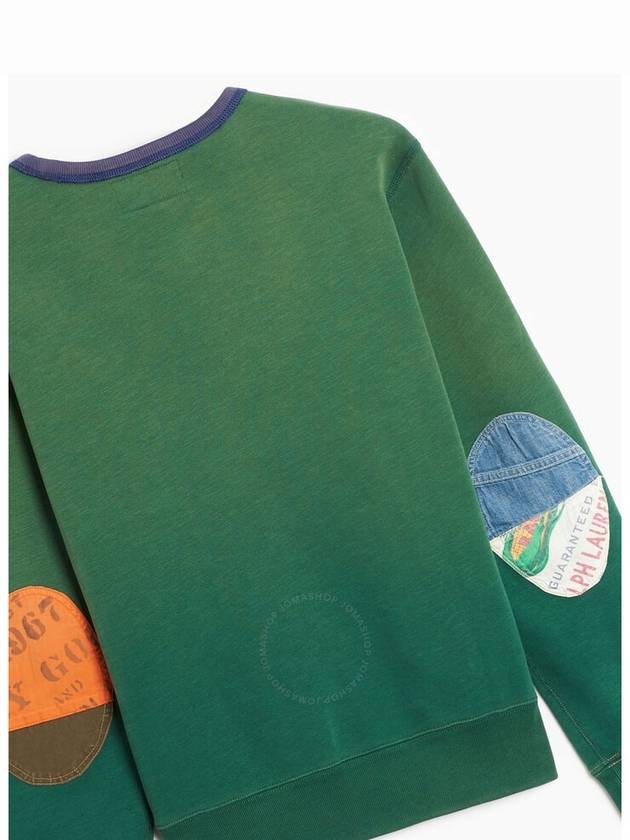 patchwork crew neck sweatshirt 710920303001 - POLO RALPH LAUREN - BALAAN 3