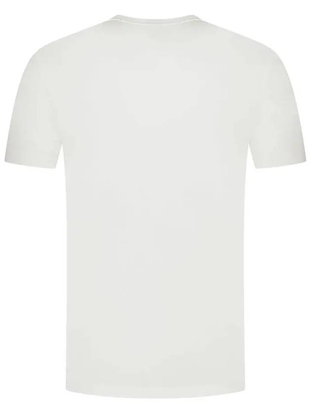 Logo Short Sleeve T-Shirt Gauze White - CP COMPANY - BALAAN 4