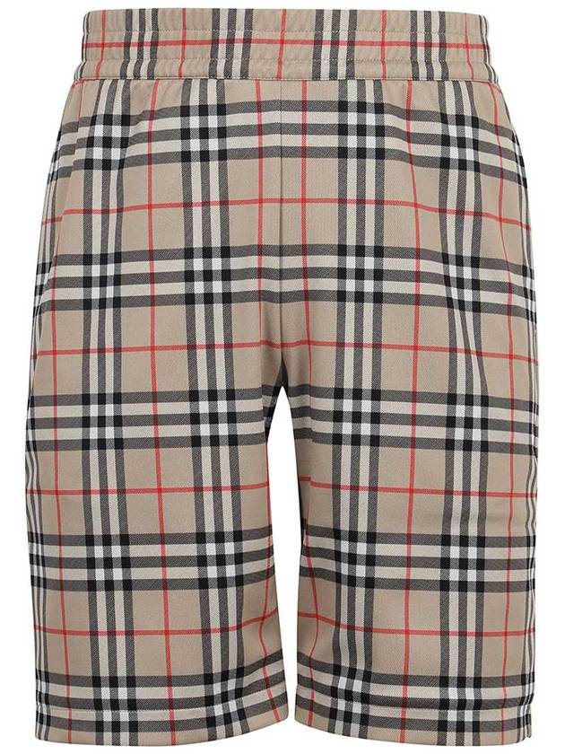 Vintage Check Technical Twill Shorts Beige - BURBERRY - BALAAN 2