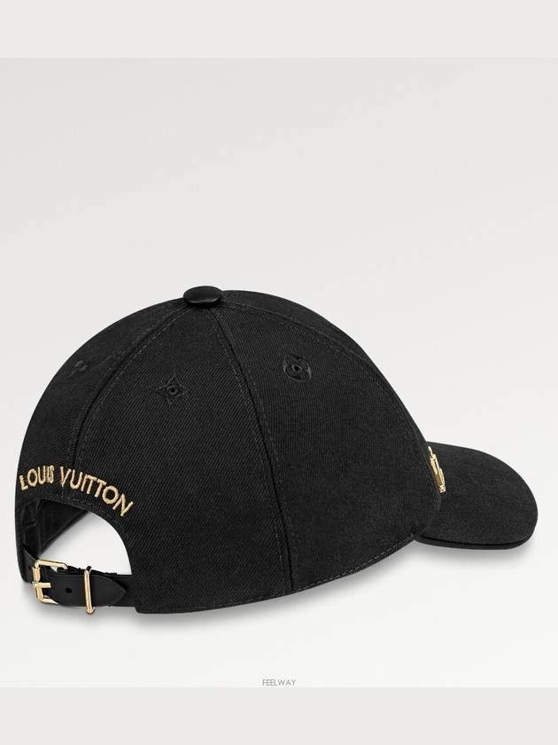 LV Iconic Ball Cap Black - LOUIS VUITTON - BALAAN 4