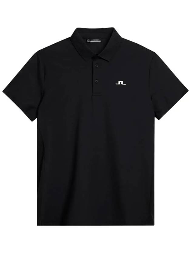 Men's Duff Regular Polo Shirt Black - J.LINDEBERG - BALAAN 2