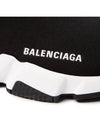 Speed Trainer High Top Sneakers Black White - BALENCIAGA - BALAAN 4