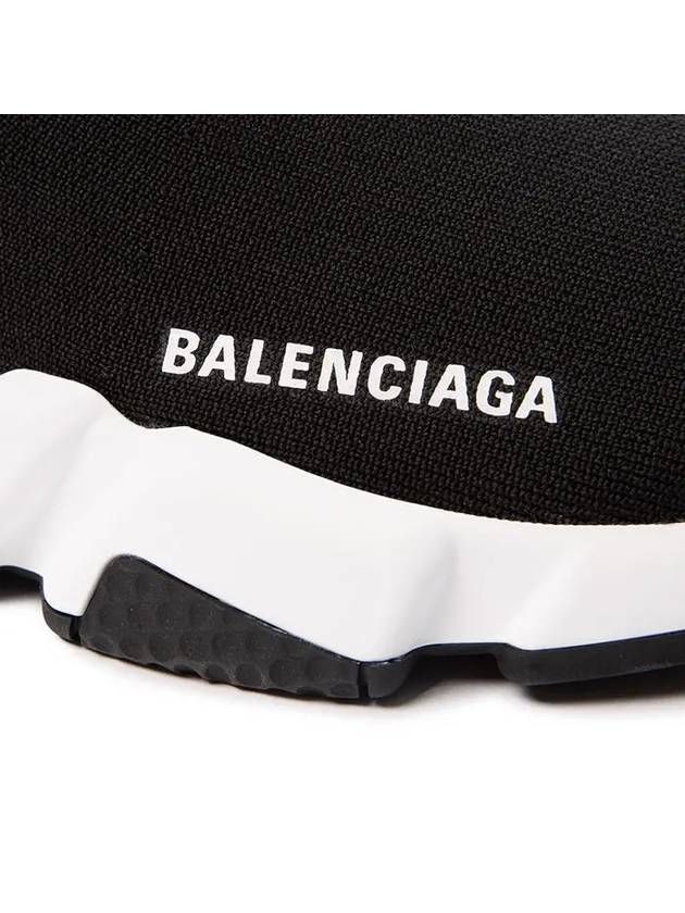 Speed Trainer High Top Sneakers Black White - BALENCIAGA - BALAAN 4