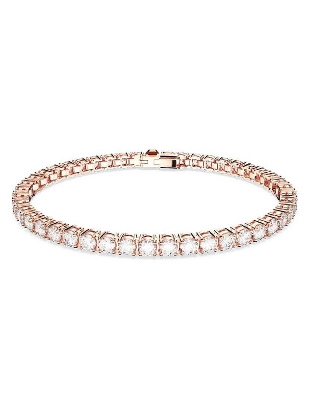 Matrix Tennis Bracelet Rose Gold - SWAROVSKI - BALAAN 1