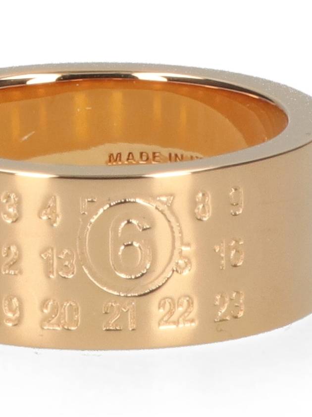 Men's Numeric Minimal Signature Ring Gold - MAISON MARGIELA - BALAAN 4