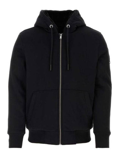 Classic Bunny Zip Up Hoodie Black Lining Black - MOOSE KNUCKLES - BALAAN 2