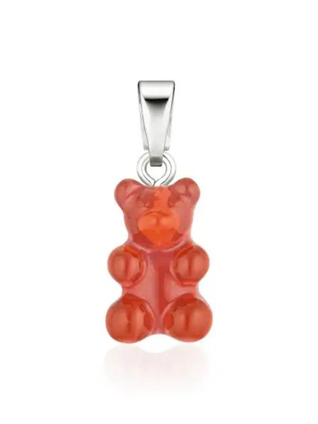 Nostalgia Bear Pendant Classic Jelly Red Silver Women Charm - CRYSTAL HAZE - BALAAN 2