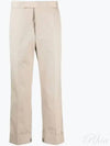 Typewriter Classic Backstrap Straight Pants Beige - THOM BROWNE - BALAAN 2