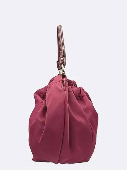 Ferragamo 21 C786 Wine Color Fabric Patent Leather Handle Tote Bag - SALVATORE FERRAGAMO - BALAAN 2