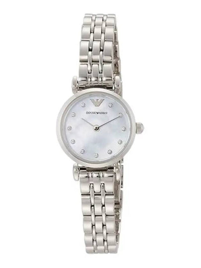 Women’s Gianni Mother Of Pearl Dial Metal Watch Silver - EMPORIO ARMANI - BALAAN 2