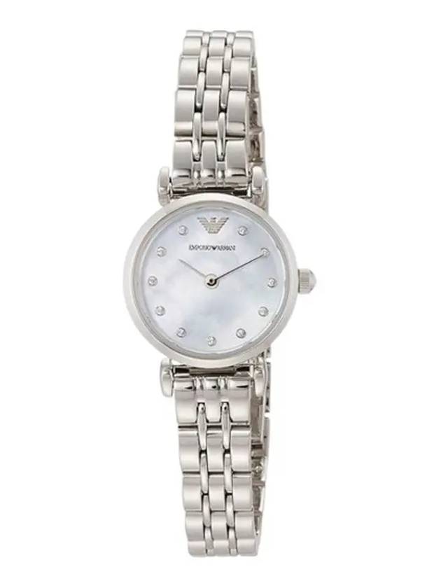 Women’s Gianni Mother Of Pearl Dial Metal Watch Silver - EMPORIO ARMANI - BALAAN 3