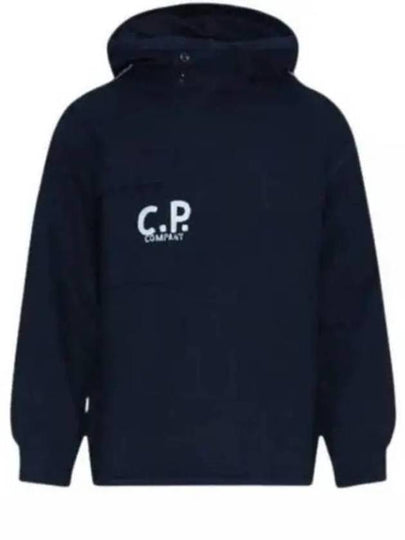 Indigo Fleece Hoodie Blue - CP COMPANY - BALAAN 2