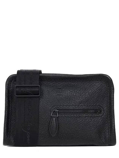 Deep Black Journalier Zipper Messenger Cross Bag XS M299200 K62 1210643 - BERLUTI - BALAAN 1