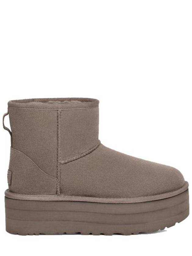 Classic Mini Platform Suede Winter Boots Smoke Plum - UGG - BALAAN 1