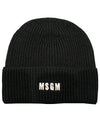 Mini Embroidered Logo Beanie Black - MSGM - BALAAN 2