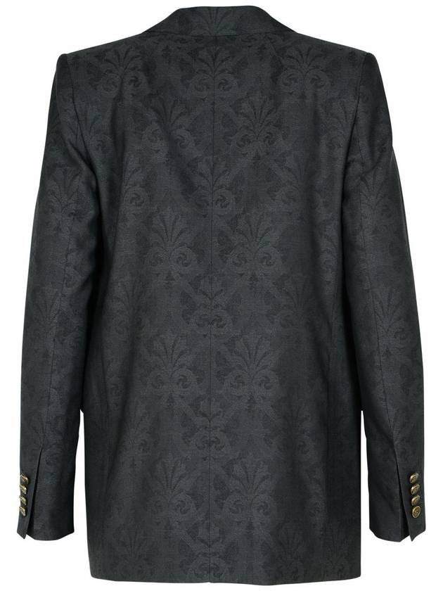 Etro Grey Wool Blazer - ETRO - BALAAN 3