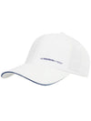 Men's Sunny Logo Print Polyester Twill Ball Cap White - J.LINDEBERG - BALAAN 2