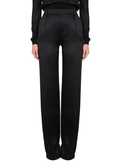 23 ss Satin Flare Pants 736713Y013G1000 B0020168885 - SAINT LAURENT - BALAAN 2