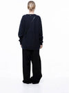 Four Woman Women s M243PT04BKW Side Tuck Wide Cotton Slacks Black - CHANCE'S NOI - BALAAN 6