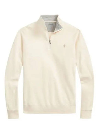 Pony Logo Half Zip-up Sweatshirt Cream - POLO RALPH LAUREN - BALAAN 2