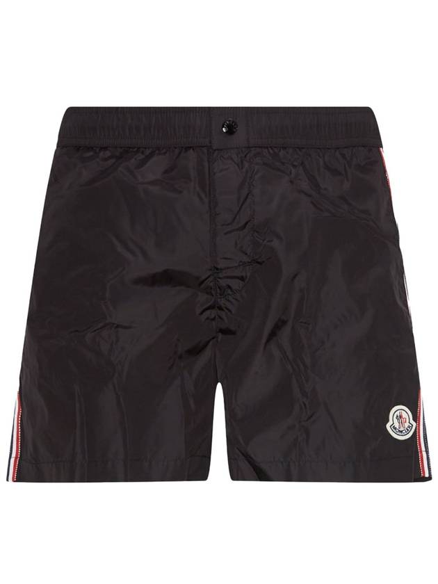 Logo Swim Shorts Black - MONCLER - BALAAN 2