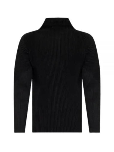 Pleated Turtleneck Black - ISSEY MIYAKE - BALAAN 1