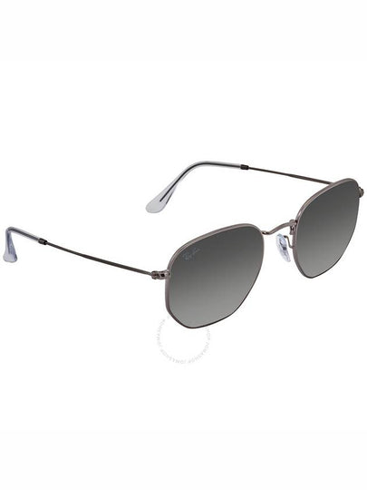 Ray Ban Hexagonal Flat Lenses Grey Gradient Unisex Sunglasses RB3548N 004/71 54 - RAY-BAN - BALAAN 2