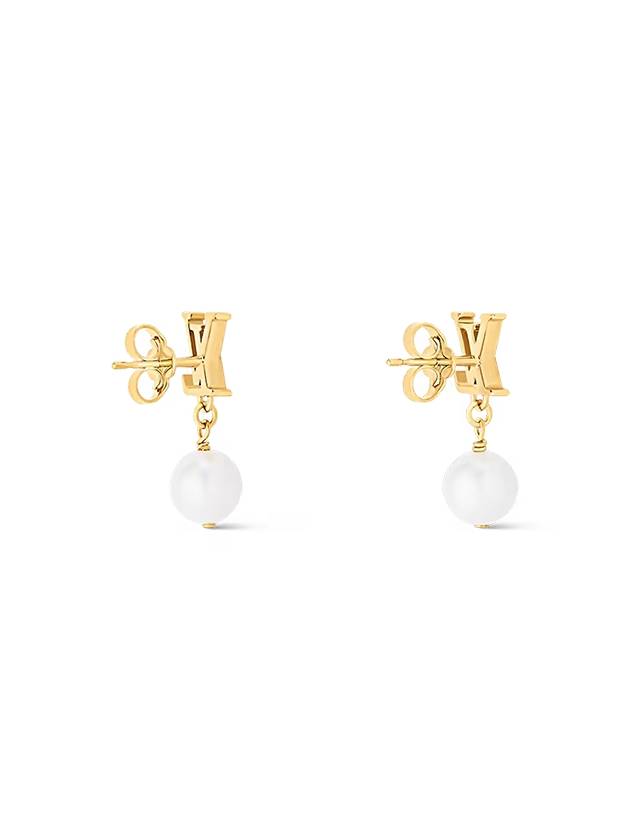 LV Iconic Louisa Earrings Gold - LOUIS VUITTON - BALAAN 4