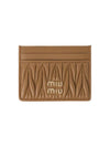 Materasse Nappa Leather Card Wallet Caramel - MIU MIU - BALAAN 2