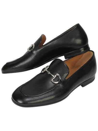 Horsebit Leather Loafers Black - GUCCI - BALAAN 2