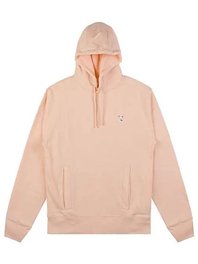 Tonal Fox Head Patch Hoodie Peach - MAISON KITSUNE - BALAAN 2