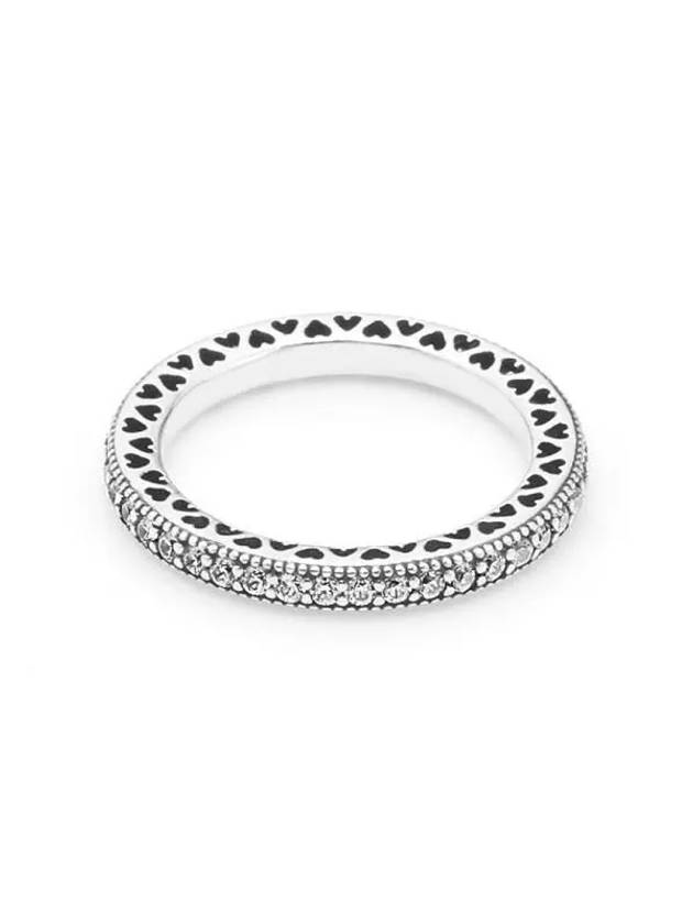 Sparkle Hearts Ring Silver - PANDORA - BALAAN 3