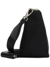 Triangle Logo Re-Nylon Cross Bag Black - PRADA - BALAAN 4