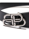 Men's BB Buckle Large Belt Black - BALENCIAGA - BALAAN 3