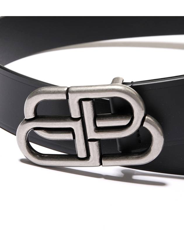 Men's BB Buckle Large Belt Black - BALENCIAGA - BALAAN 3