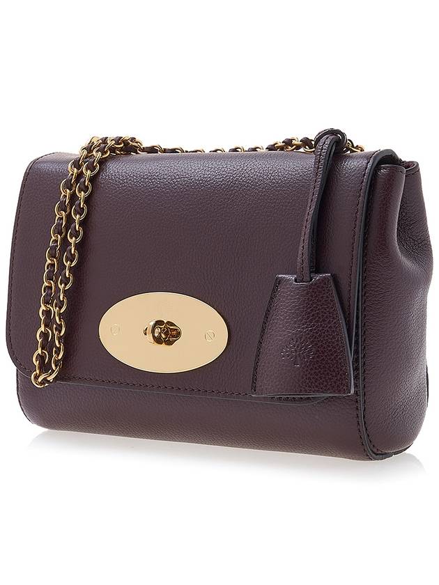 Lily Small Grain Cross Bag Brown - MULBERRY - BALAAN 3